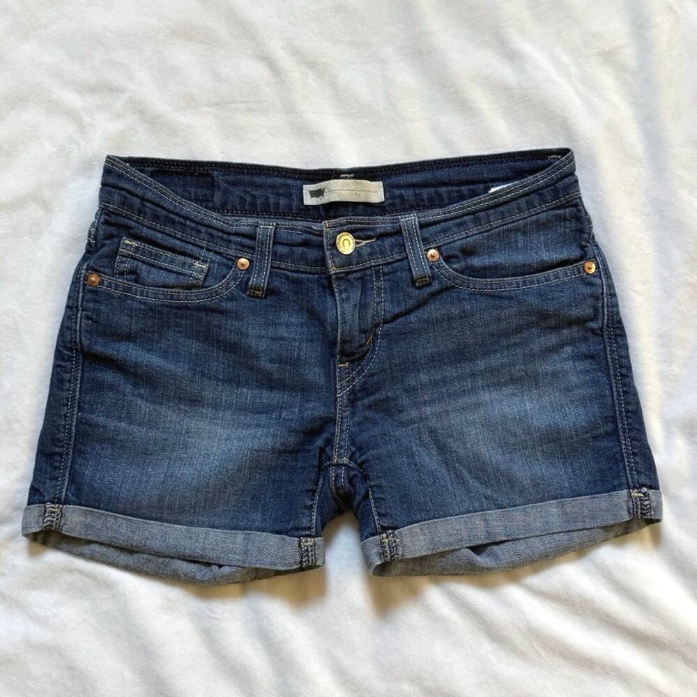 Levi’s Denim Stretch Cuffed Shorts Size 5/27
